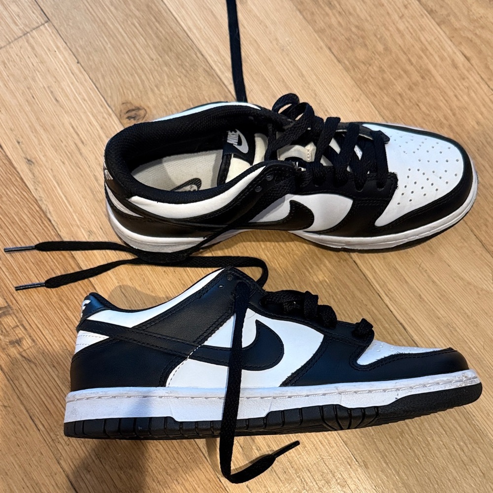 Nike Black and White Low-Top Sneakers